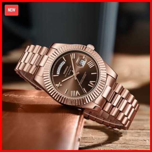 Analog Quartz Dress Watch Stainless Steel Water Resistant Date Display main image 5